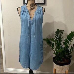 Old Navy Chambray Sleeveless Dress XL